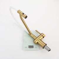 Смеситель для кухни Raglo R86.41.03 Золото матовое Белый — фото 8, Смесители для кухни