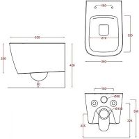 Товар: Унитаз Artceram A16 ASV003 17 00 подвесной Черный матовый без сиденья - фото 2 Унитаз Artceram A16 ASV003 17 00 подвесной Черный матовый без сиденья — фото 2, Подвесные унитазы