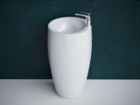 Товар: Раковина Laguraty 48 0001K Белая - фото 2 Раковина Laguraty 48 0001K Белая — фото 2, Раковины напольные