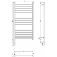 Товар: Электрический полотенцесушитель Сунержа Богема 3.0 прямая 800x400 L 00-5804-8040 Хром - фото 5 Электрический полотенцесушитель Сунержа Богема 3.0 прямая 800x400 L 00-5804-8040 Хром — фото 5, Электрические полотенцесушители