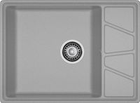 Товар: GRANFEST Мойка VERTEX 680L 1-чаша+крыло 680*500мм серый арт.GF- - фото 2 GRANFEST Мойка VERTEX 680L 1-чаша+крыло 680*500мм серый арт.GF- — фото 2, Кухонные мойки