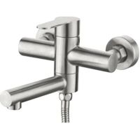 Смеситель для ванны Accoona H103 A62103 Нержавеющая сталь — фото 1, Смеситель для ванны