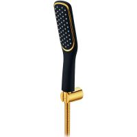 Смеситель для ванны Lemark Swan Черный матовый Золото арт-LM5402BG — фото 3, Смеситель для ванны