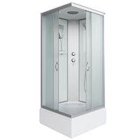 Душевая кабина Niagara Classic NG-1108-14 (90х90х215) средний поддон(26см),стекло матовое,4 места с  — фото 1, Душевые кабины