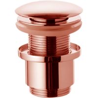 Донный клапан Remer 904CC2114RL click-clack Медь глянцевая — фото 1, Раковины и столешницы. Выпуски для умывальников