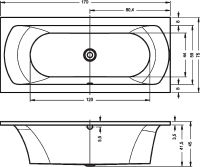 Акриловая ванна Riho Lima 170x75 B051001005 (BB4400500000000) без гидромассажа — фото 6, Акриловые ванны