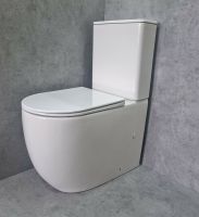 Унитаз компакт CeramaLux TR2176-1 с бачком и сиденьем Микролифт — фото 7, Унитазы