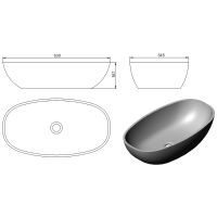 Товар: Раковина-чаша Holbi Tefia 63 1.02.008.11.1 Белая матовая - фото 2 Раковина-чаша Holbi Tefia 63 1.02.008.11.1 Белая матовая — фото 2, Раковины