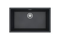 Мойка для кухни ALVEUS OMNI 40 GRANITAL DEEP BLACK-G90 750x450x198 с сифоном 1145083 — фото 1, Кухонные мойки