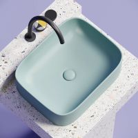 Раковина-чаша Ceramicanova Element 51 CN6052MLG Зеленая матовая — фото 16, Раковины накладные