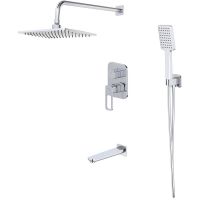 Душевая система Iddis Slide SLISB03i68 Хром — фото 1, Встраиваемые душевые комплекты