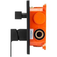 Товар: Смеситель для душа Swedbe Platta 5519B Черный матовый - фото 6 Смеситель для душа Swedbe Platta 5519B Черный матовый — фото 6, Смеситель для душа