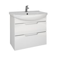 Товар: Тумба LAGUNA PLUS, 65 см, подвесная/напольная, 2 ящика, с опорами, белый глянец - фото 12 Тумба LAGUNA PLUS, 65 см, подвесная/напольная, 2 ящика, с опорами, белый глянец — фото 12, Тумбы под раковину