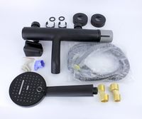 Смеситель для ванны Bronze de Luxe Focus 24603BG Черный матовый — фото 2, Смеситель для ванны