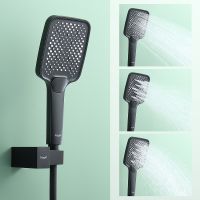 Душевая система Raglo R01.27.06 Черная матовая — фото 11, Встраиваемые душевые комплекты