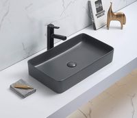 Товар: Раковина-чаша CeramaLux 60 78189MDH-2 Серая - фото 2 Раковина-чаша CeramaLux 60 78189MDH-2 Серая — фото 2, Раковины