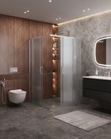 Душевой уголок CEZARES MOLVENO-AH-22-120/110-P-Cr — фото 2, Прямоугольные душевые уголки