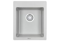 Granula-4201, СЛАНЕЦ, кухонная мойка, кварц — фото 1, Кухонные мойки