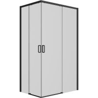 Товар: Душевой уголок Ambassador Queen 120х80 11011205RBlack профиль Черный стекло прозрачное - фото 10 Душевой уголок Ambassador Queen 120х80 11011205RBlack профиль Черный стекло прозрачное — фото 10, Душевые уголки