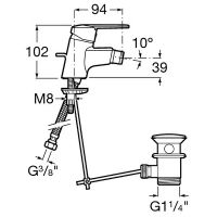 Товар: Смеситель для биде Roca Victoria 5A6N25C0M Хром - фото 2 Смеситель для биде Roca Victoria 5A6N25C0M Хром — фото 2, Смесители для биде