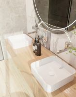 Товар: Раковина-чаша AQUAme 40 AQM5008 Белая глянцевая - фото 6 Раковина-чаша AQUAme 40 AQM5008 Белая глянцевая — фото 6, Раковины