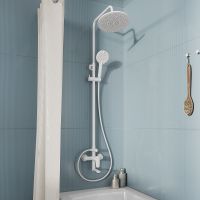 Душевая система Milardo Rora RORWT4FM06 Белая матовая — фото 8, Душевые системы