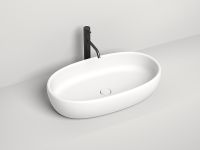 Раковина-чаша Salini Luce 70 110721M Белая матовая — фото 6, Раковины накладные