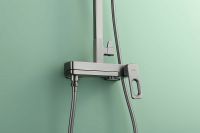 Душевая система Raglo R51.24.09 Графит матовый — фото 38, Душевые стойки