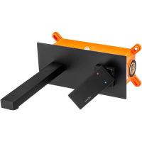 Товар: Смеситель для раковины Swedbe Platta 5501B Черный матовый - фото 2 Смеситель для раковины Swedbe Platta 5501B Черный матовый — фото 2, Смесители для раковины