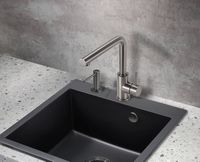 Смеситель для кухни Milacio Ultra MCU.555.GM Вороненая сталь — фото 4, Смесители для кухни