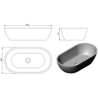 Раковина-чаша Holbi Mercury 64 1.02.009.11.1 Белая матовая — фото 3, Раковины