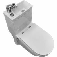 Товар: Унитаз биде Laguraty 8074AC с раковиной и смесителем с бачком и сиденьем Микролифт - фото 3 Унитаз биде Laguraty 8074AC с раковиной и смесителем с бачком и сиденьем Микролифт — фото 3, Унитазы