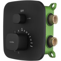 Товар: Смеситель для душа Swedbe Platta 9031B с термостатом Черный матовый - фото 3 Смеситель для душа Swedbe Platta 9031B с термостатом Черный матовый — фото 3, Смеситель для душа