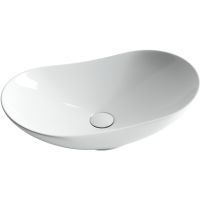 Раковина-чаша Ceramicanova Element 61 CN6015 Белая — фото 1, Раковины накладные