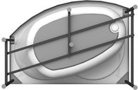 Товар: Акриловая ванна Radomir Vannesa Монти 150х105 R 2-01-0-2-1-213 Белая без гидромассажа - фото 3 Акриловая ванна Radomir Vannesa Монти 150х105 R 2-01-0-2-1-213 Белая без гидромассажа — фото 3, Ванны