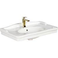 Раковина Creavit Antik 80 AN080-00CB00E-0000 Белая — фото 1, Раковины подвесные