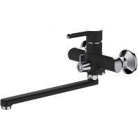 Смеситель для ванны Haiba HB22805-7 универсальный Черный Хром — фото 1, Для душа и ванны