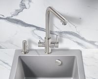 Смеситель для кухни Milacio Ultra MCU.553.SS Нержавеющая сталь — фото 6, Смесители для кухни