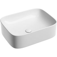 Раковина-чаша Ceramicanova Element 51 CN6052 Белая глянцевая — фото 1, Раковины накладные