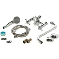 Смеситель для ванны Agger Retro-X  A1722200 универсальный Хром — фото 9, Смеситель для ванны