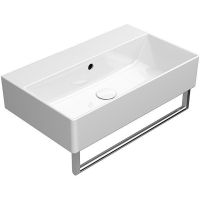 Раковина GSI Kube X 60 Белая арт-9454011 — фото 4, Раковины подвесные