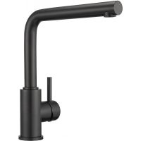 Смеситель для кухни Milacio Ultra MCU.555.TB нержавеющая сталь / матовый / Total Black / однорычажный / с поворотным изливом 210 мм — фото 1, Смесители для кухни