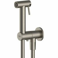 Гигиенический душ с запорным вентилем Remer X-Style Inox SS338M332ON Нержавеющая сталь — фото 1, Гигиенические души