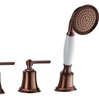 Смеситель на борт ванны Swedbe Terracotta Art 2508 Терракота — фото 7, Смесители на борт ванны