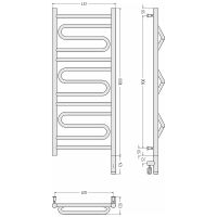 Товар: Электрический полотенцесушитель Сунержа Элегия 3.0 1000x400 R 00-5819-1040 Хром - фото 4 Электрический полотенцесушитель Сунержа Элегия 3.0 1000x400 R 00-5819-1040 Хром — фото 4, Электрические полотенцесушители