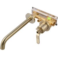 Смеситель для раковины Bronze de Luxe 1760'S 5530CG Золото матовое — фото 6, Смесители для раковины