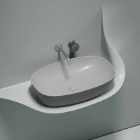 Раковина-чаша Ceramicanova Element 60 CN6049MSG Серая матовая — фото 8, Раковины накладные