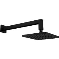 Верхний душ E.C.A. Tiera 102145031C1EX Черный матовый — фото 1, Верхние души