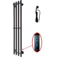 Электрический полотенцесушитель Маргроид Inaro 1200x180 Inaro-12018-1049-9005R правый Черный матовый — фото 1, Электрические полотенцесушители