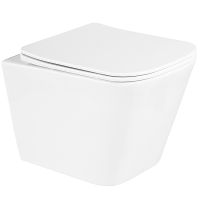 Унитаз BelBagno Due BB3103CHR подвесной без сиденья — фото 1, Подвесные унитазы